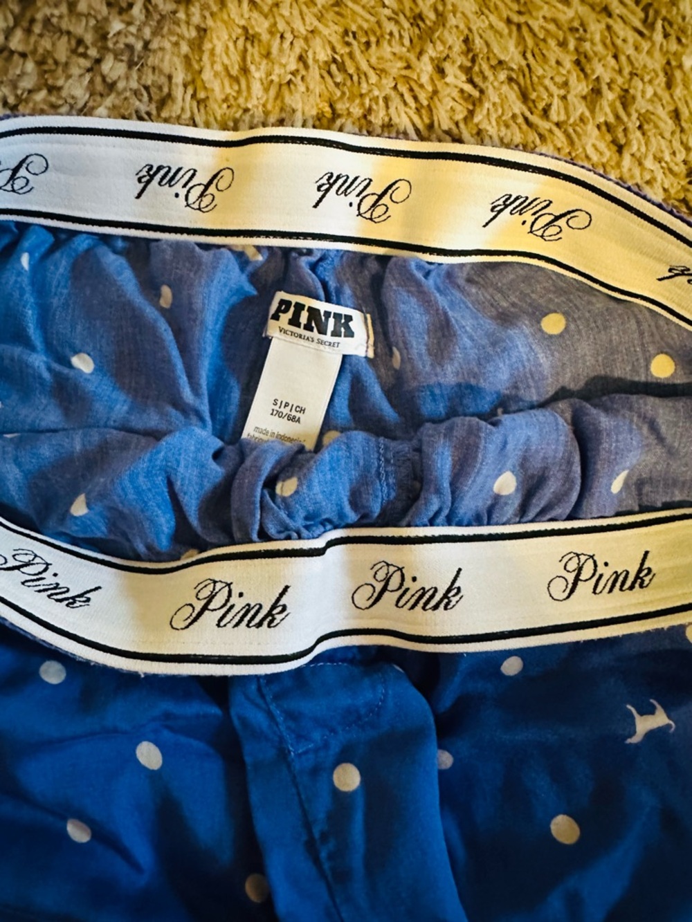 Victoria's Secret PINK lot of 3 Boxer Shorts with Pink Trim Small - Picture 7 of 10